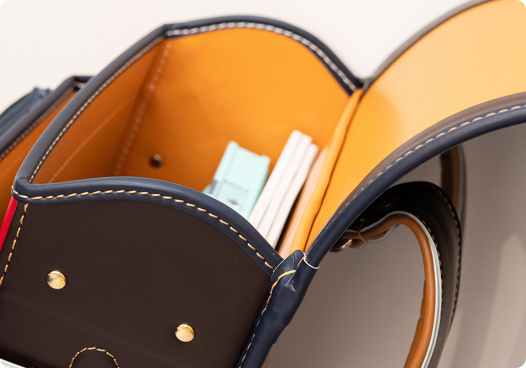 ランドセルの縁や角の補強画像